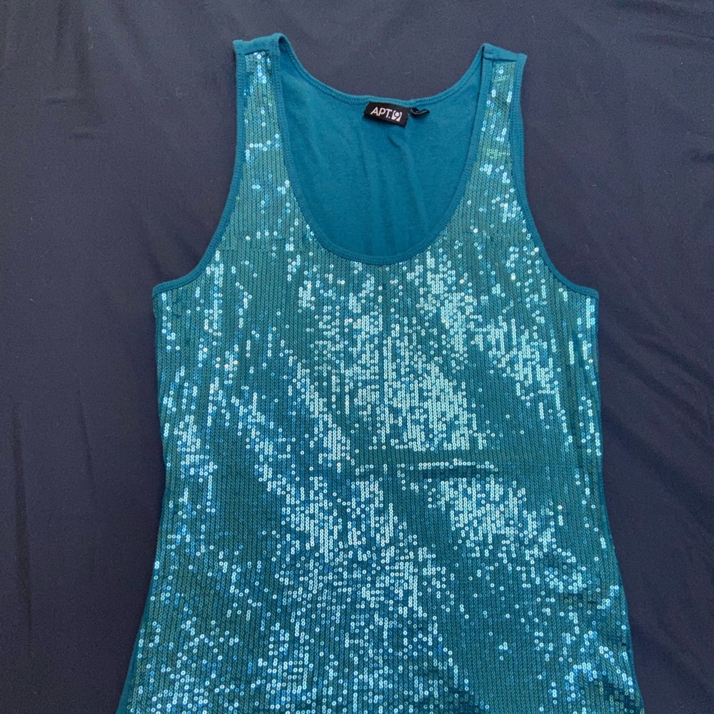 Sequin tank top